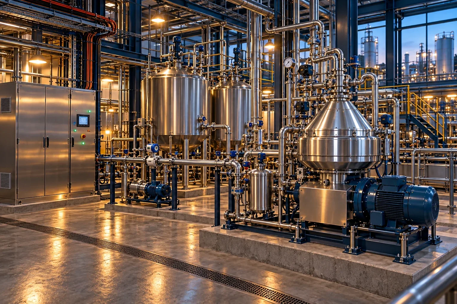 Conceptual visualization: Centrifuge Installation and Interface Engineering