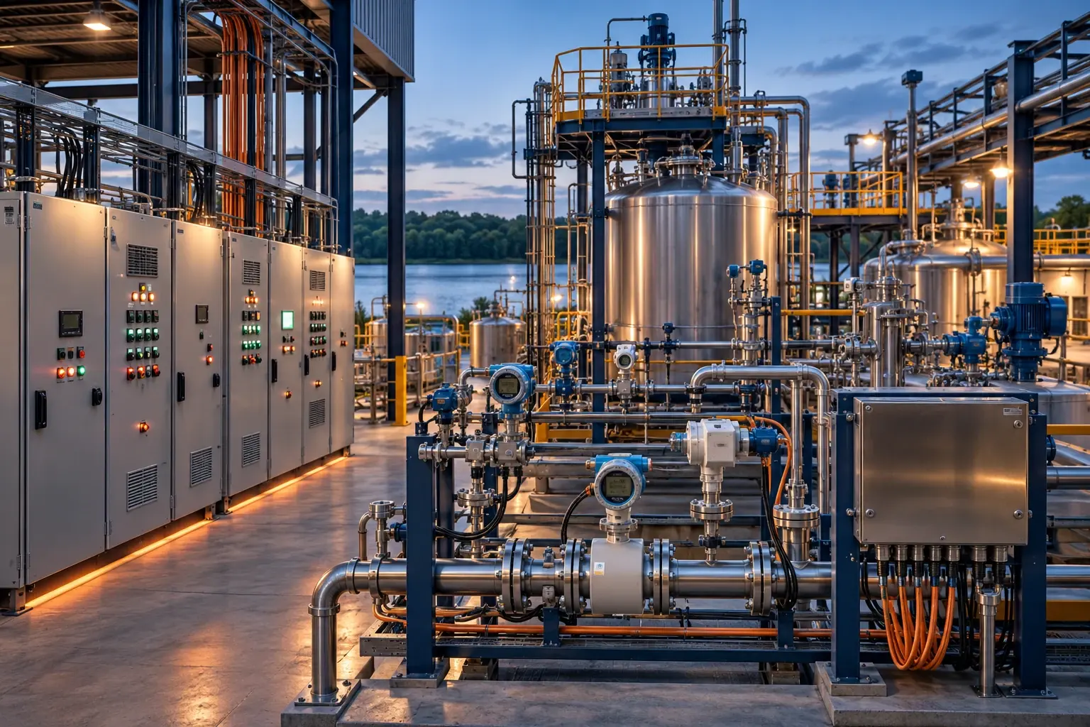 Conceptual engineering visualization: Acetator Expansion Controls and Instrumentation