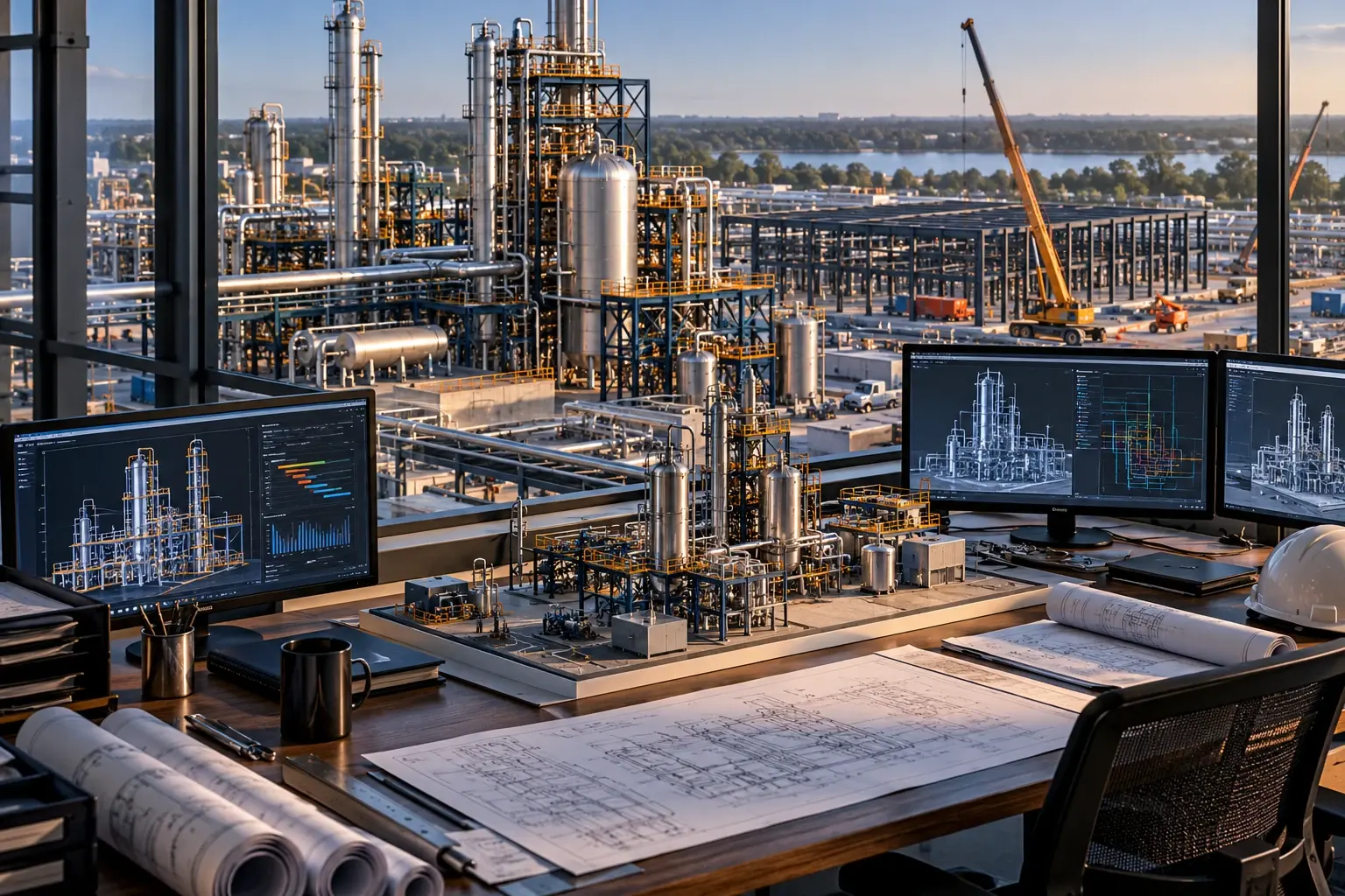 Conceptual engineering visualization: Acetator Expansion Engineering AFE and Code Deliverables