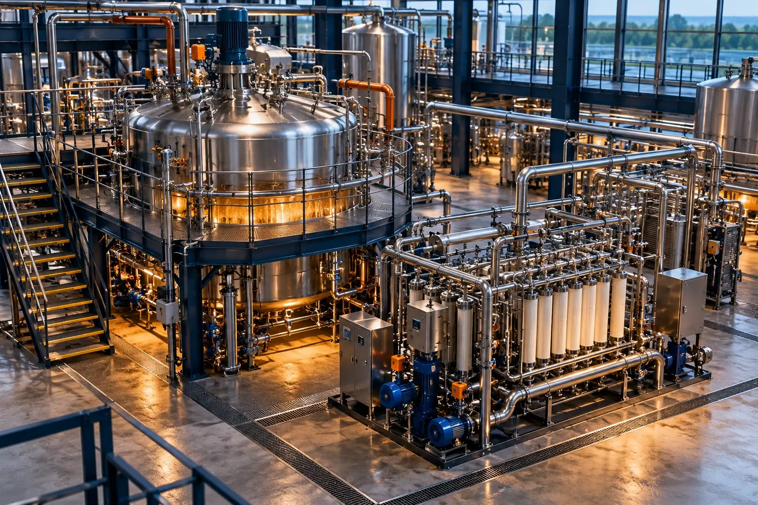 Conceptual engineering visualization: Acetator #6 and ACV Filtering Expansion