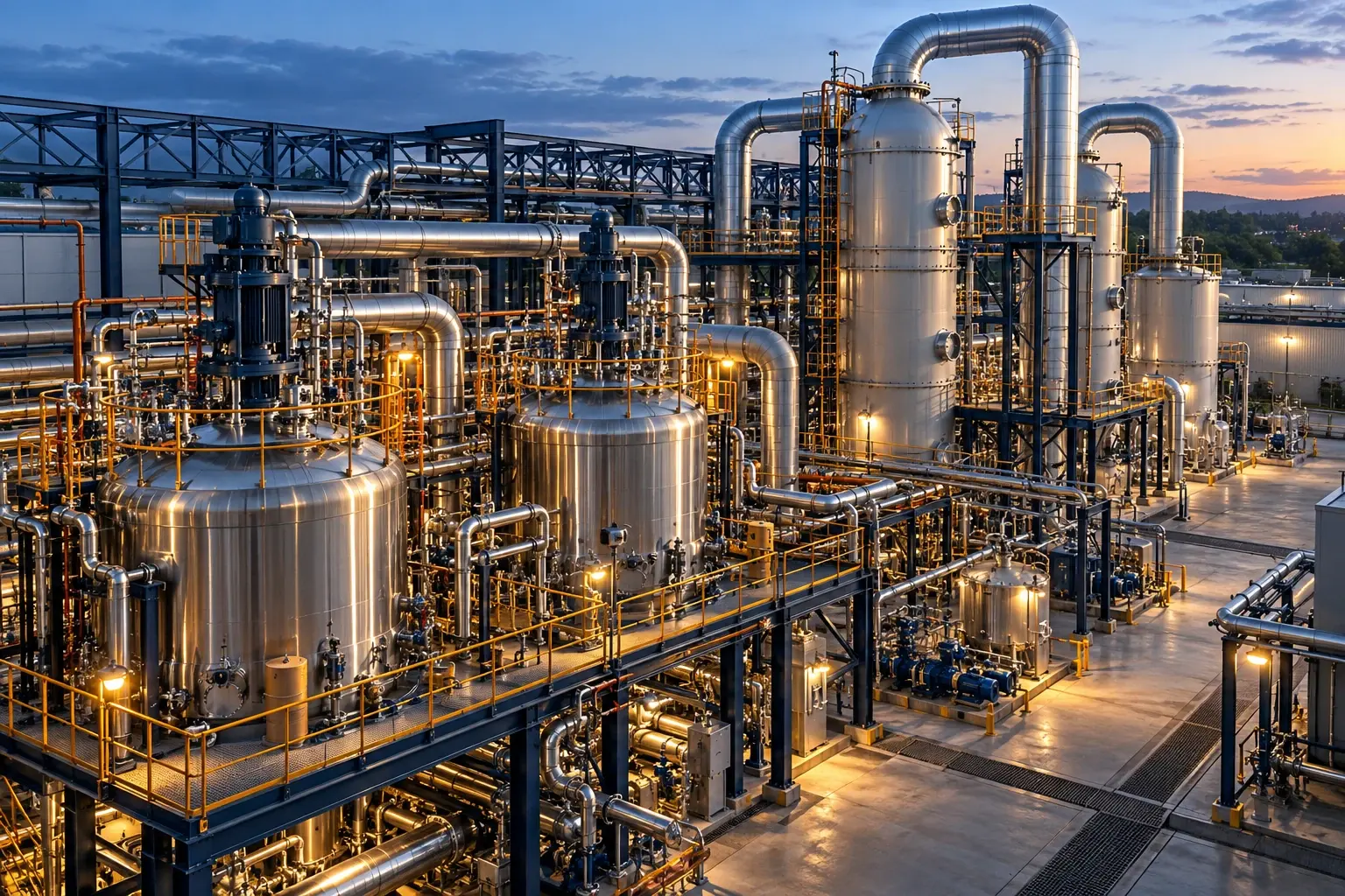 Conceptual engineering visualization: Acetator Expansion Project + VOC Scrubber Systems