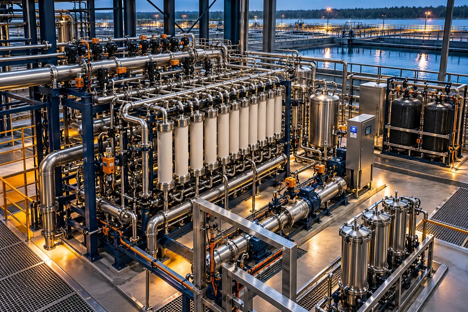 Conceptual engineering visualization: Ceramic Filter System / MembraloxCrossflow Filtration