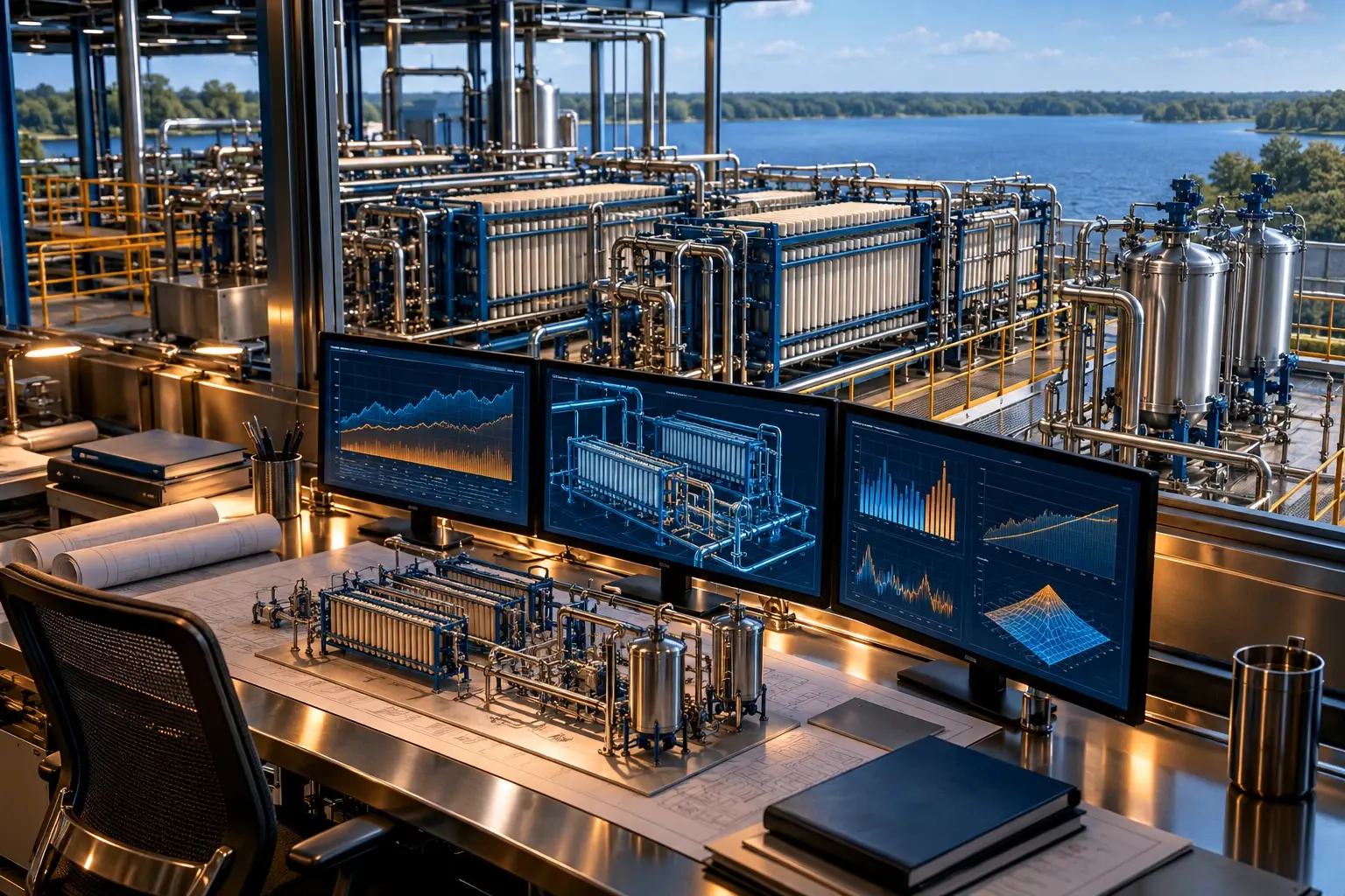 Conceptual engineering visualization: Filtration Demand and Capacity Modeling