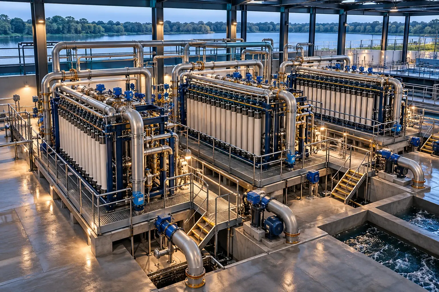 Conceptual engineering visualization: Ceramic Filtration Modular Expansion Strategy