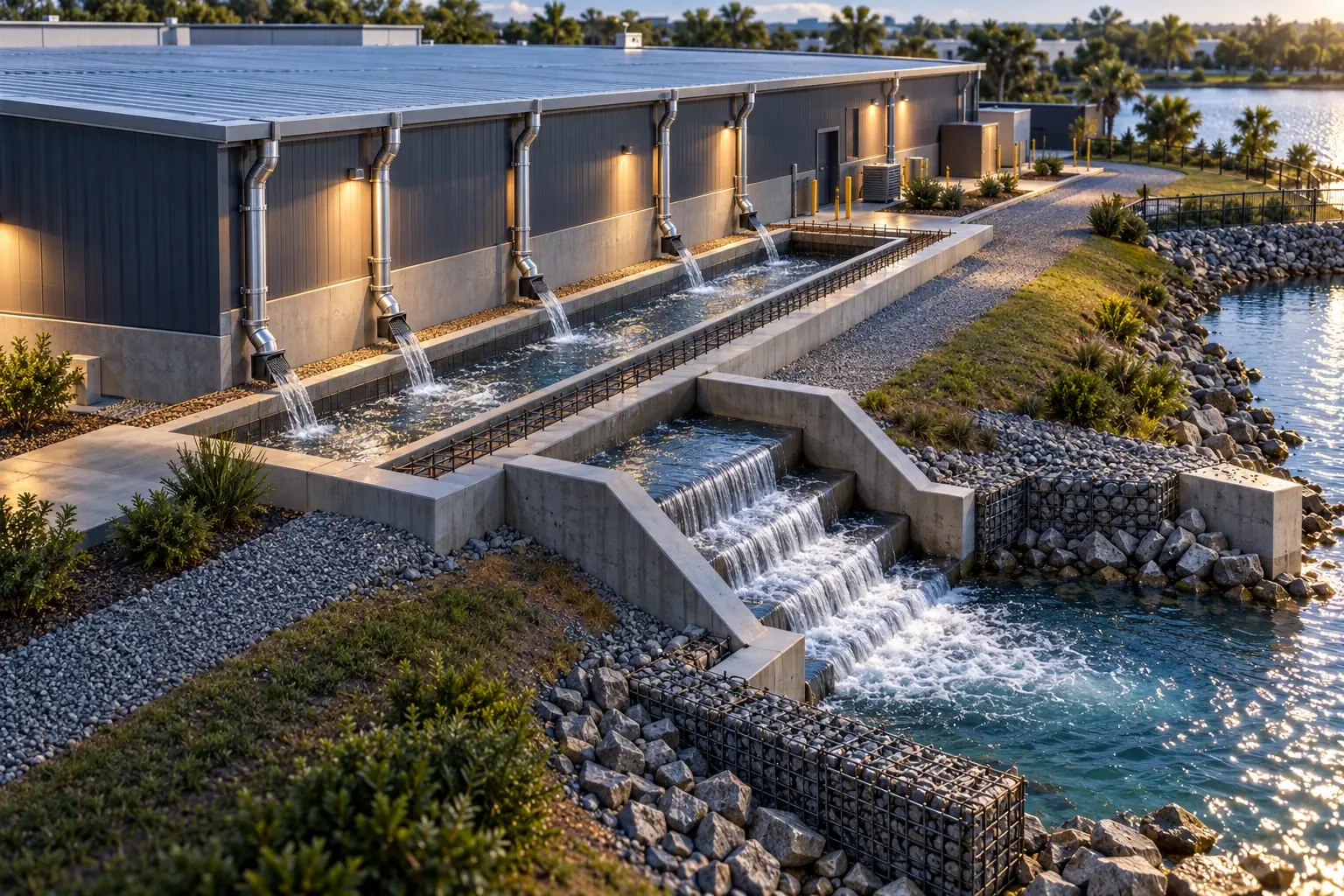 Conceptual engineering visualization: Civil and Hydraulic Design Detail