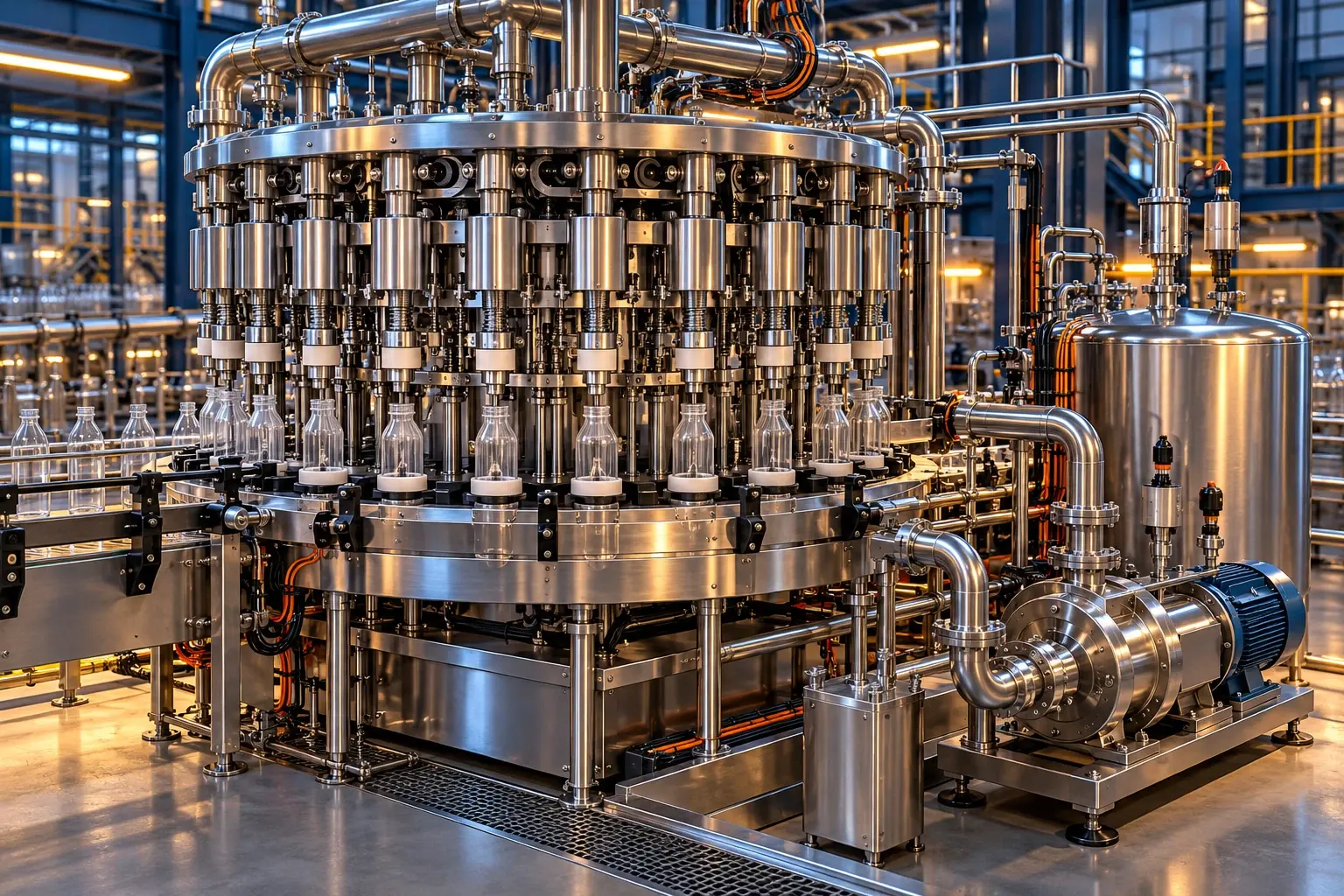 Conceptual engineering visualization: Line 1 Filler Valve and Product Return Upgrade