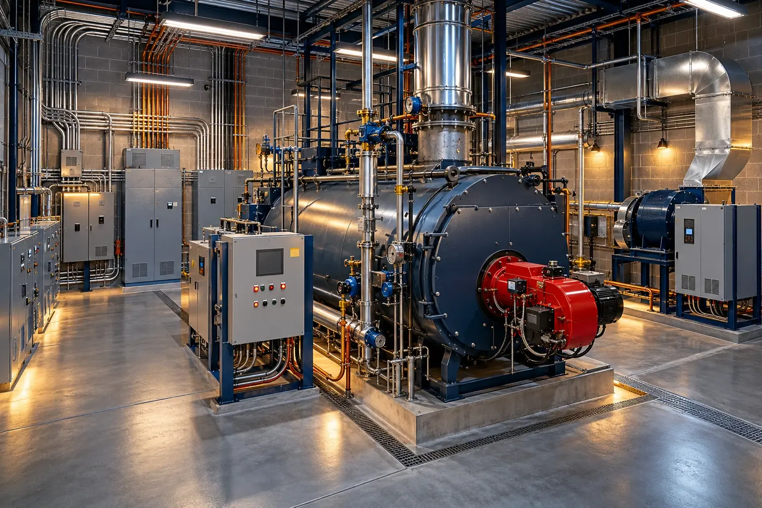 Conceptual engineering visualization: Production Boiler Electrical and Controls Coordination
