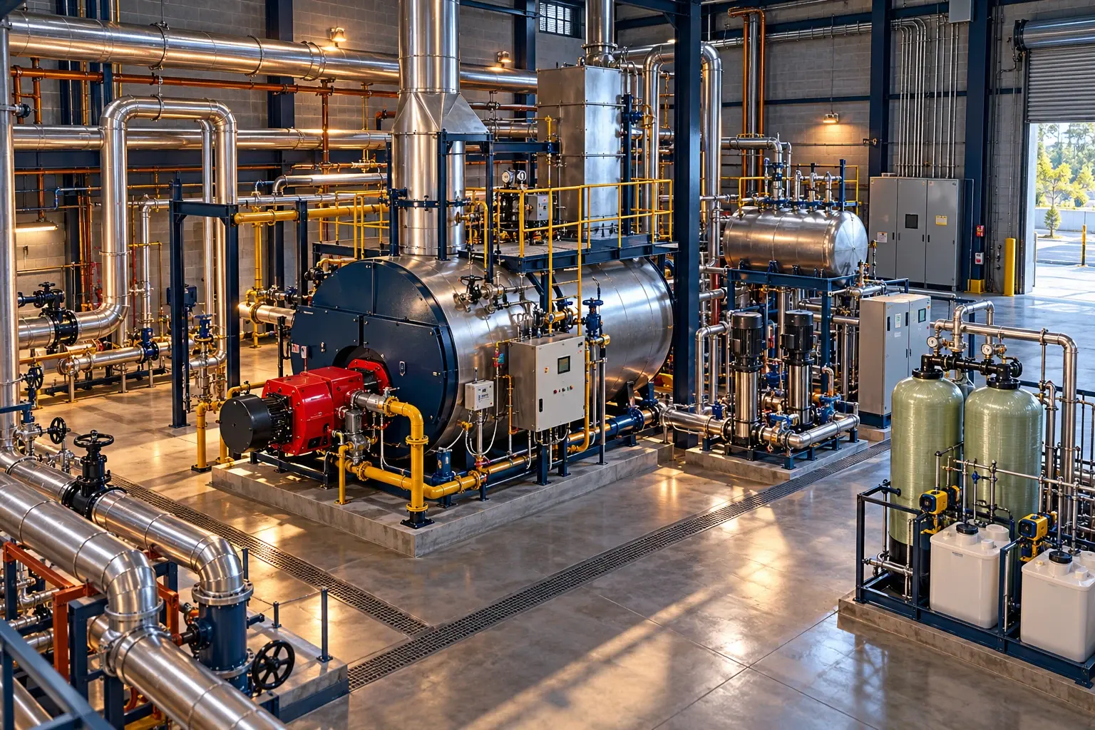 Conceptual engineering visualization: Boiler System Overhaul and Steam / Condensate Optimization