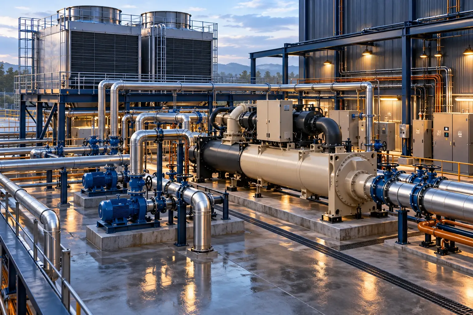 Conceptual engineering visualization: Cooling and Utility Reliability Modernization