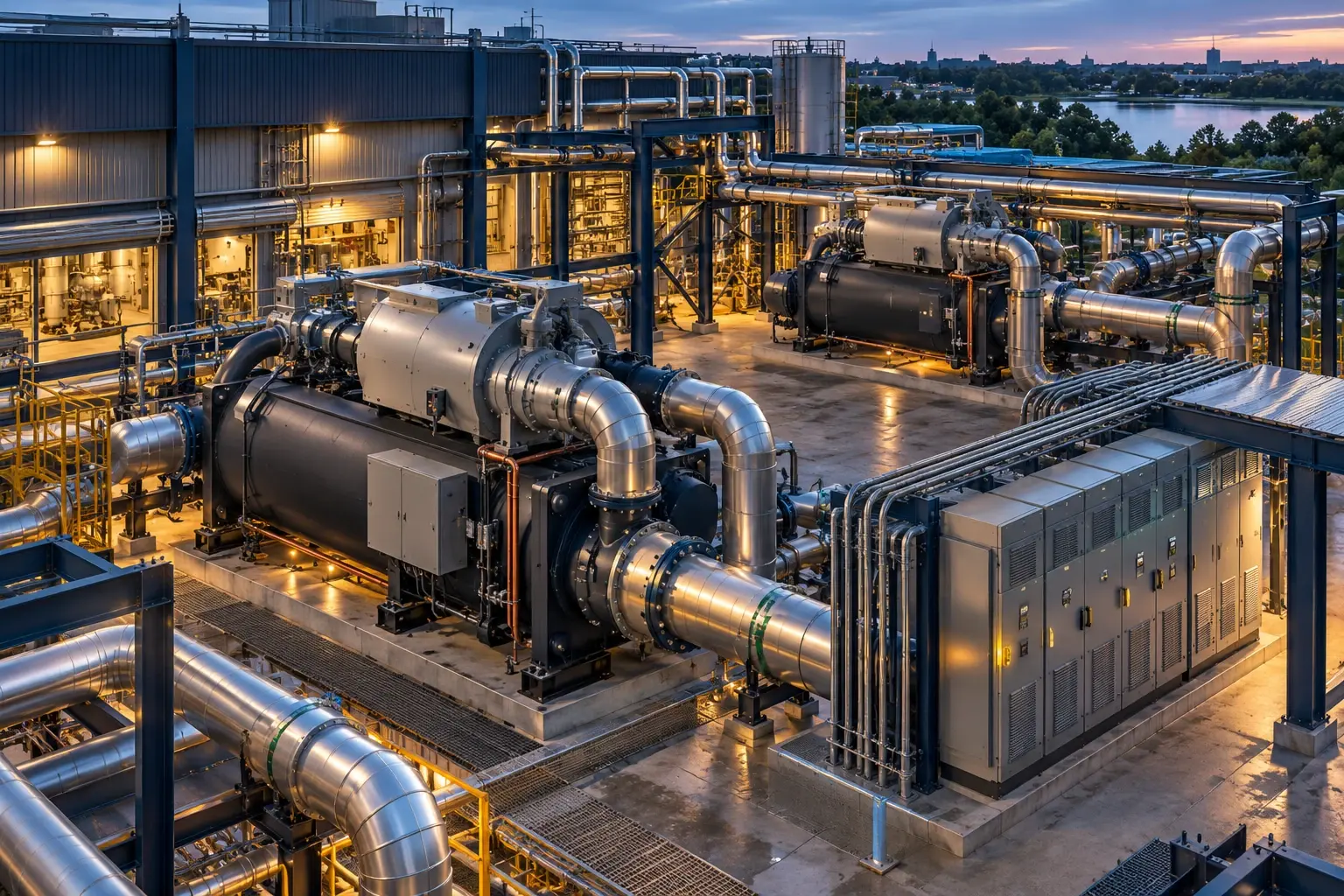 Conceptual engineering visualization: Total Cooling Capacity Modernization