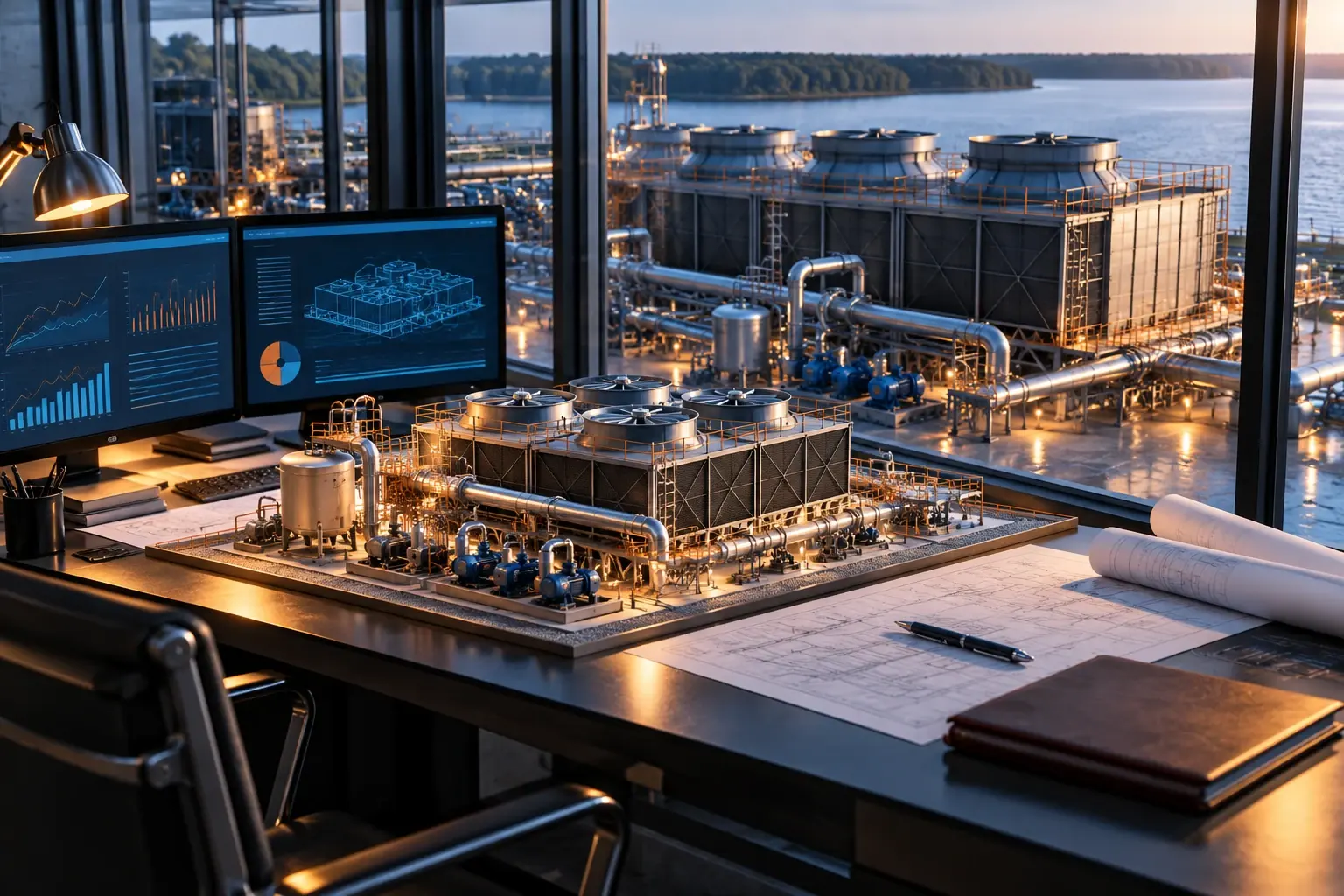 Conceptual engineering visualization: Cooling Financial Engineering and AFE Justification