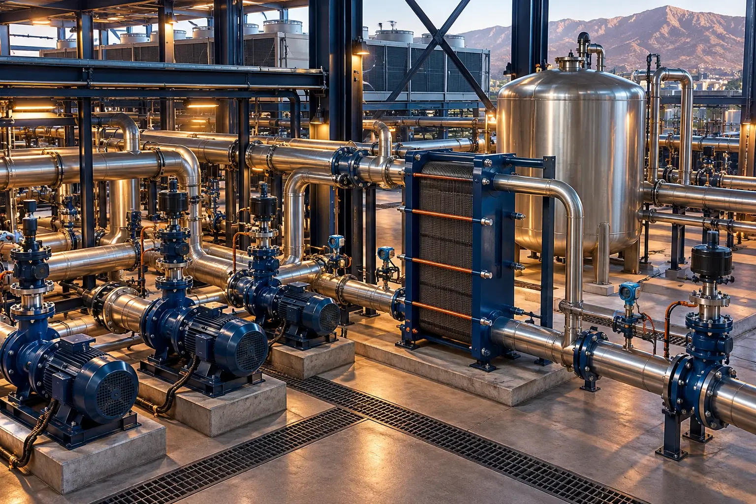 Conceptual engineering visualization: Cold Water Recirculation Project