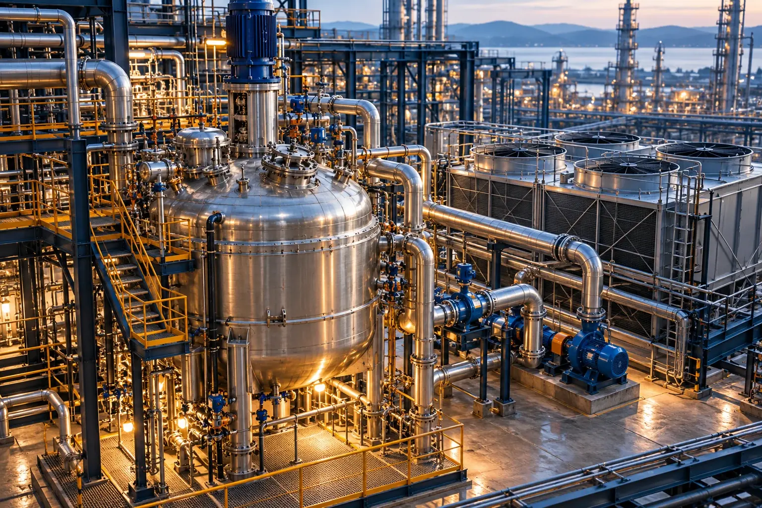 Conceptual engineering visualization: Acetator A5 Upgrade and Cooling Coordination