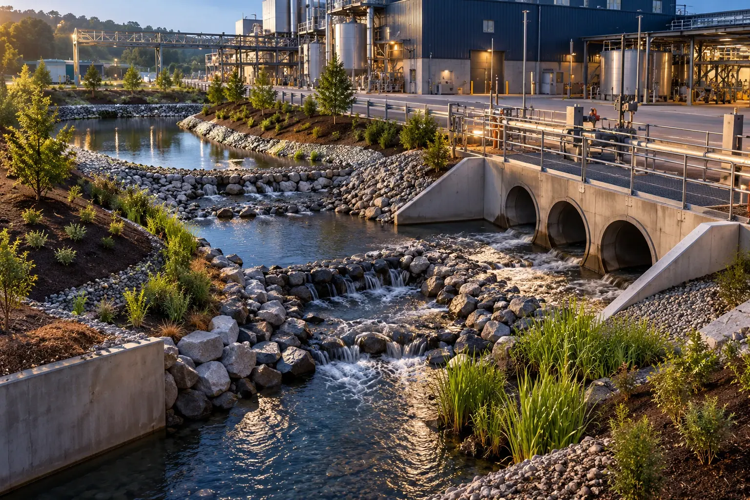 Conceptual engineering visualization: Drainage and erosion-control project overview