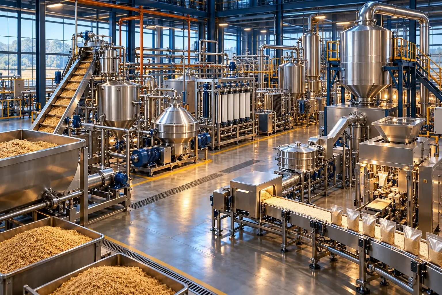 Conceptual engineering visualization: Fermentation Extract Manufacturing Commercialization