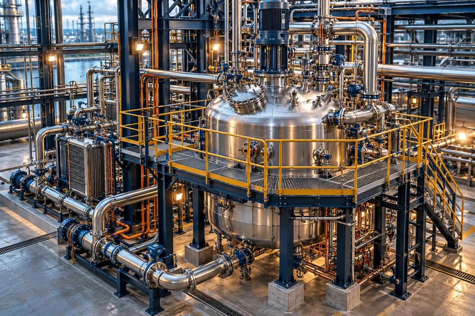 Conceptual visualization: Acetator A5 Upgrade and Cooling Coordination