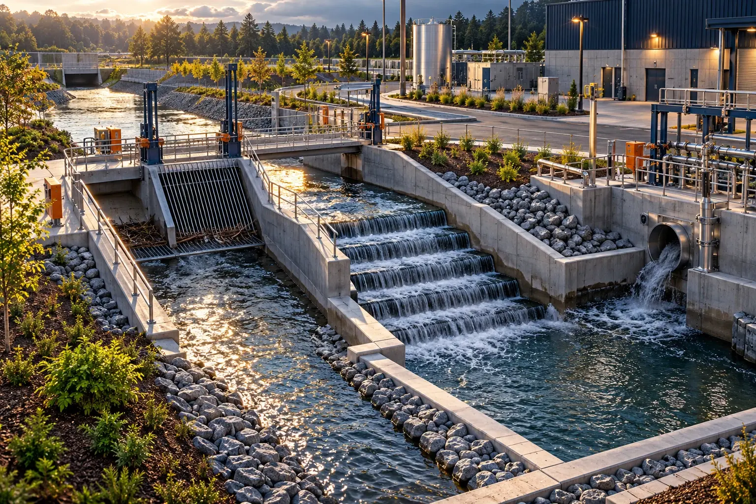 Conceptual visualization: Drainage and erosion-control project overview