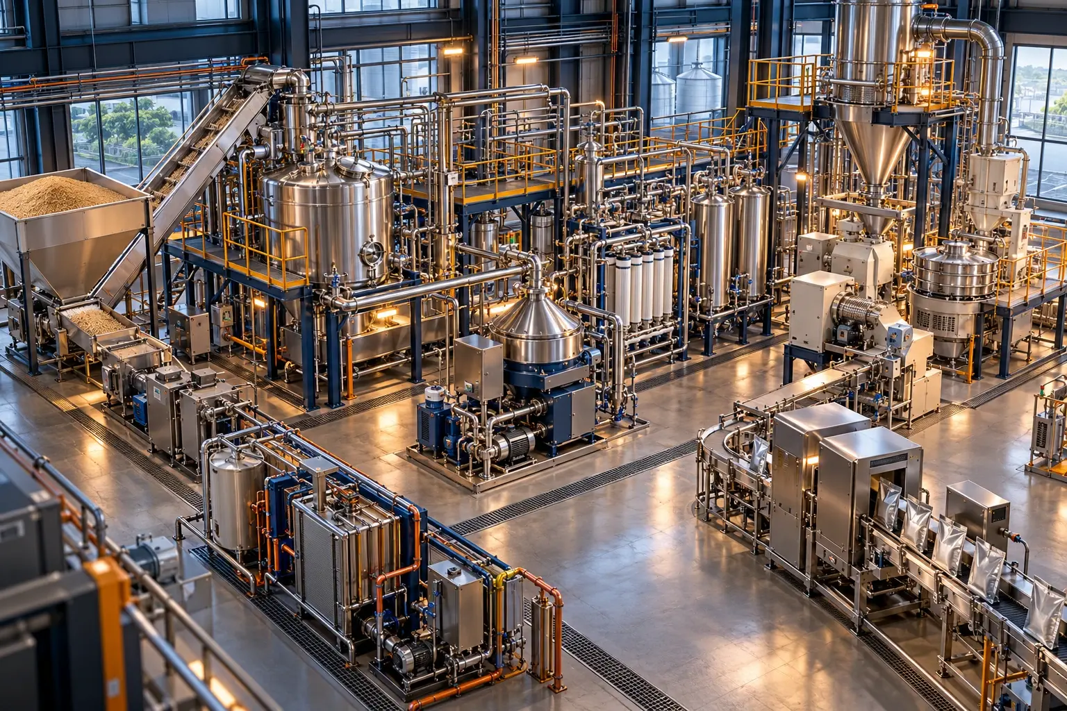 Conceptual visualization: Fermentation Extract Manufacturing Commercialization