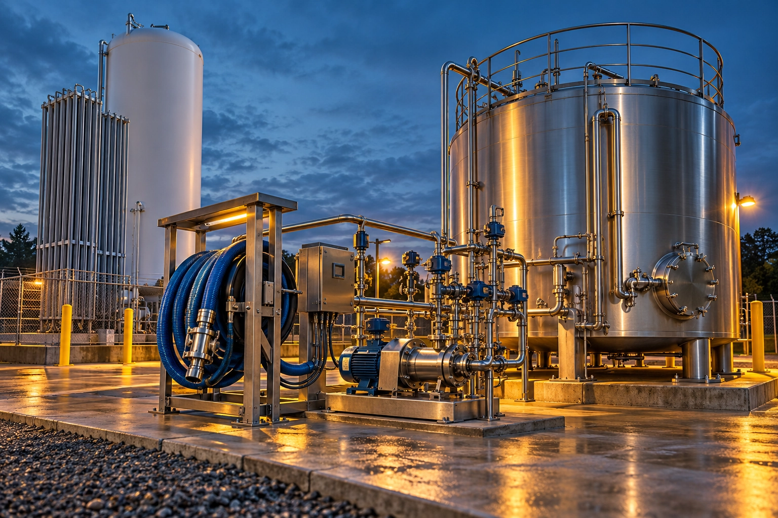 Conceptual engineering illustration: bulk transfer