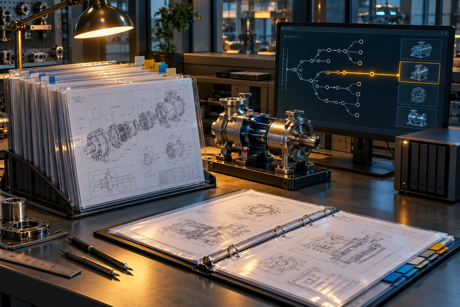 Conceptual engineering illustration: configuration governance