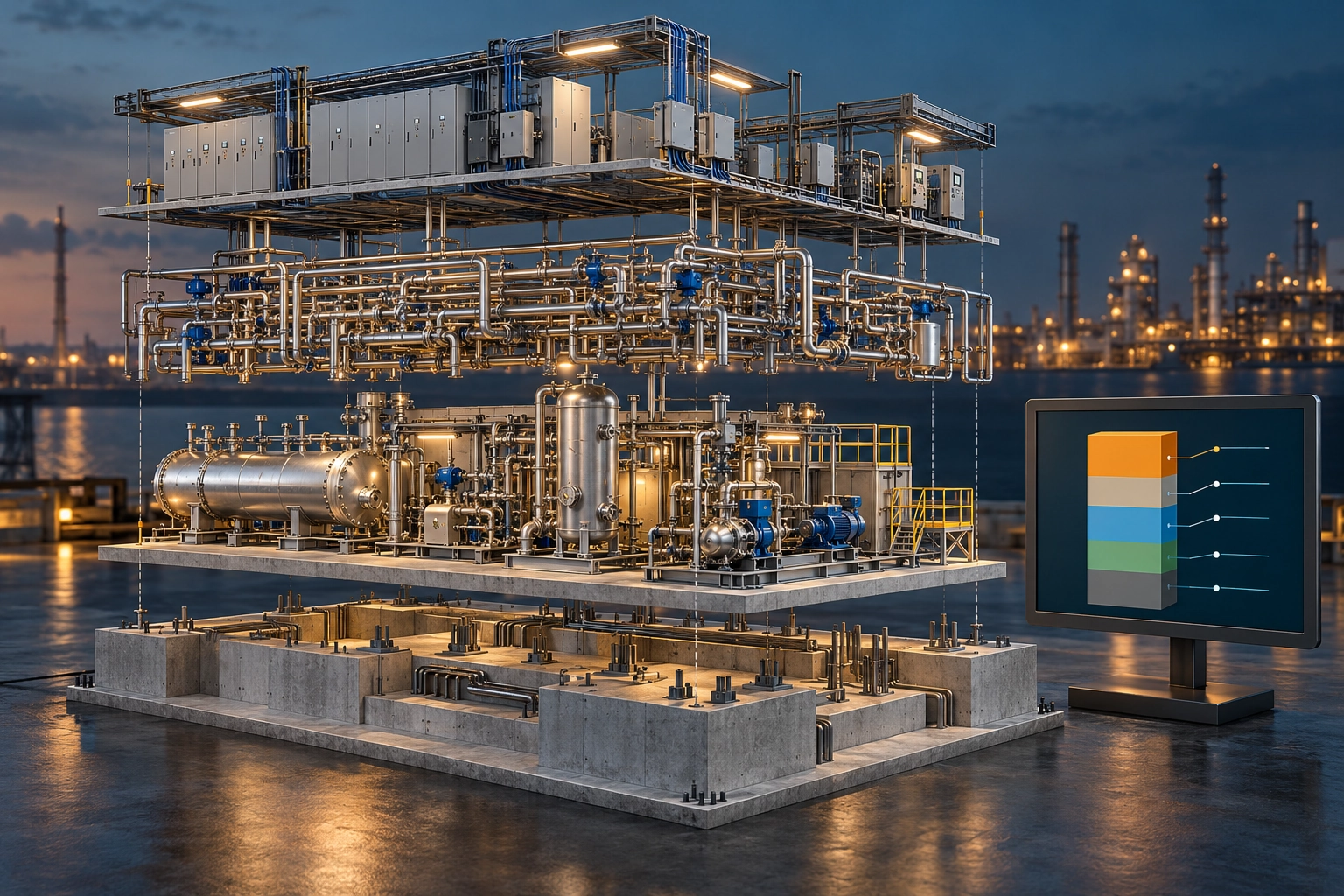 Conceptual engineering illustration: consolidated scope costs