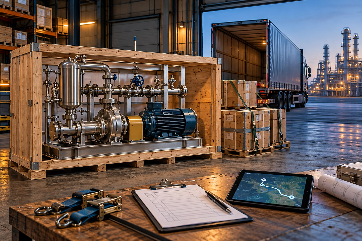 Conceptual engineering illustration: contract delivery