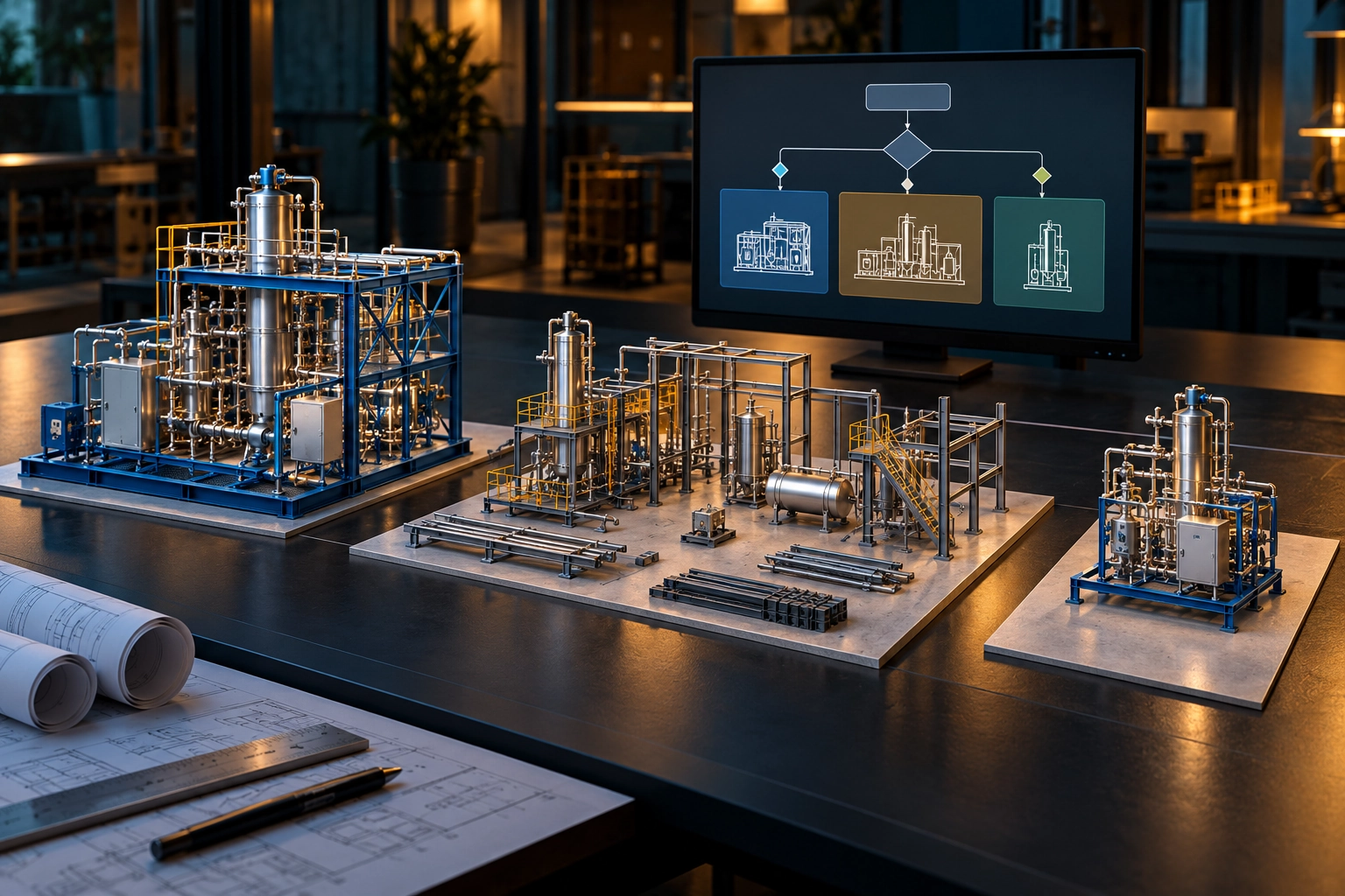 Conceptual engineering illustration: execution models