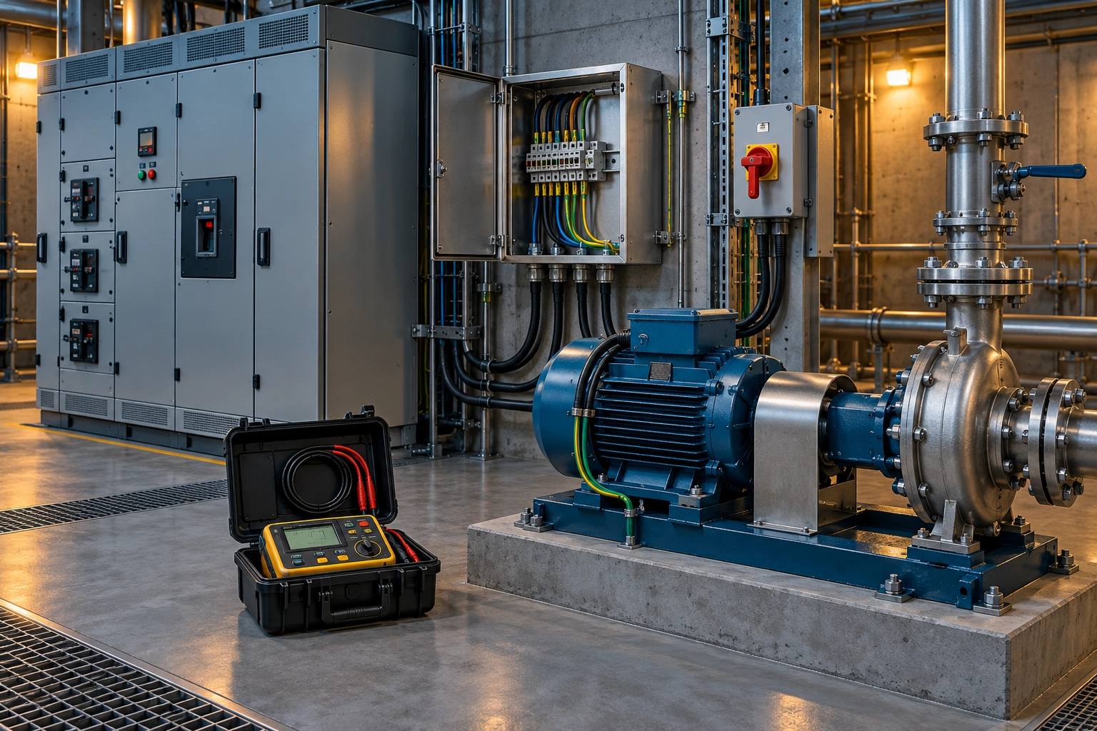 Conceptual illustration of Equipment interfaces, construction and energization