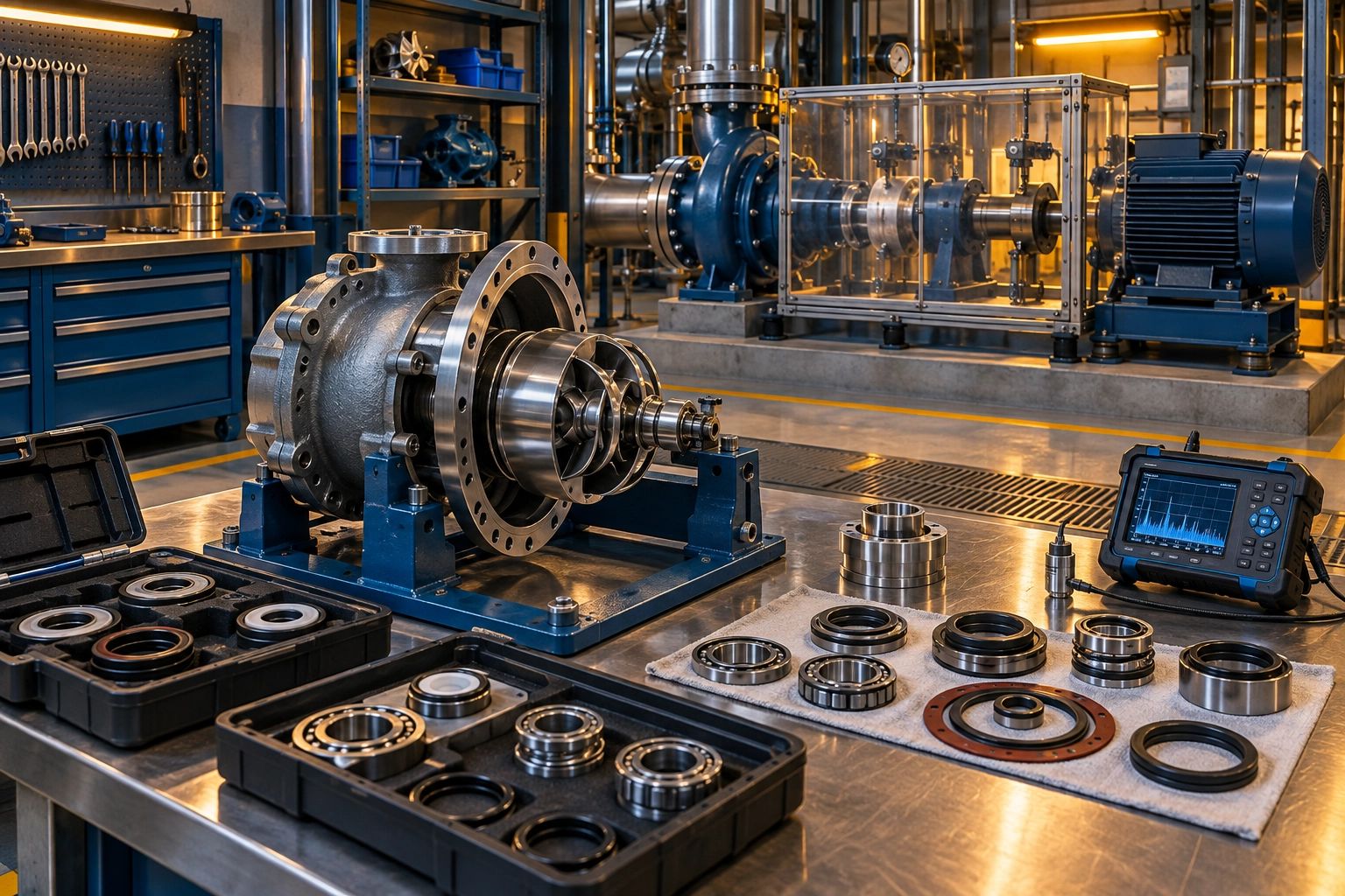 Conceptual engineering illustration: maintenance reliability