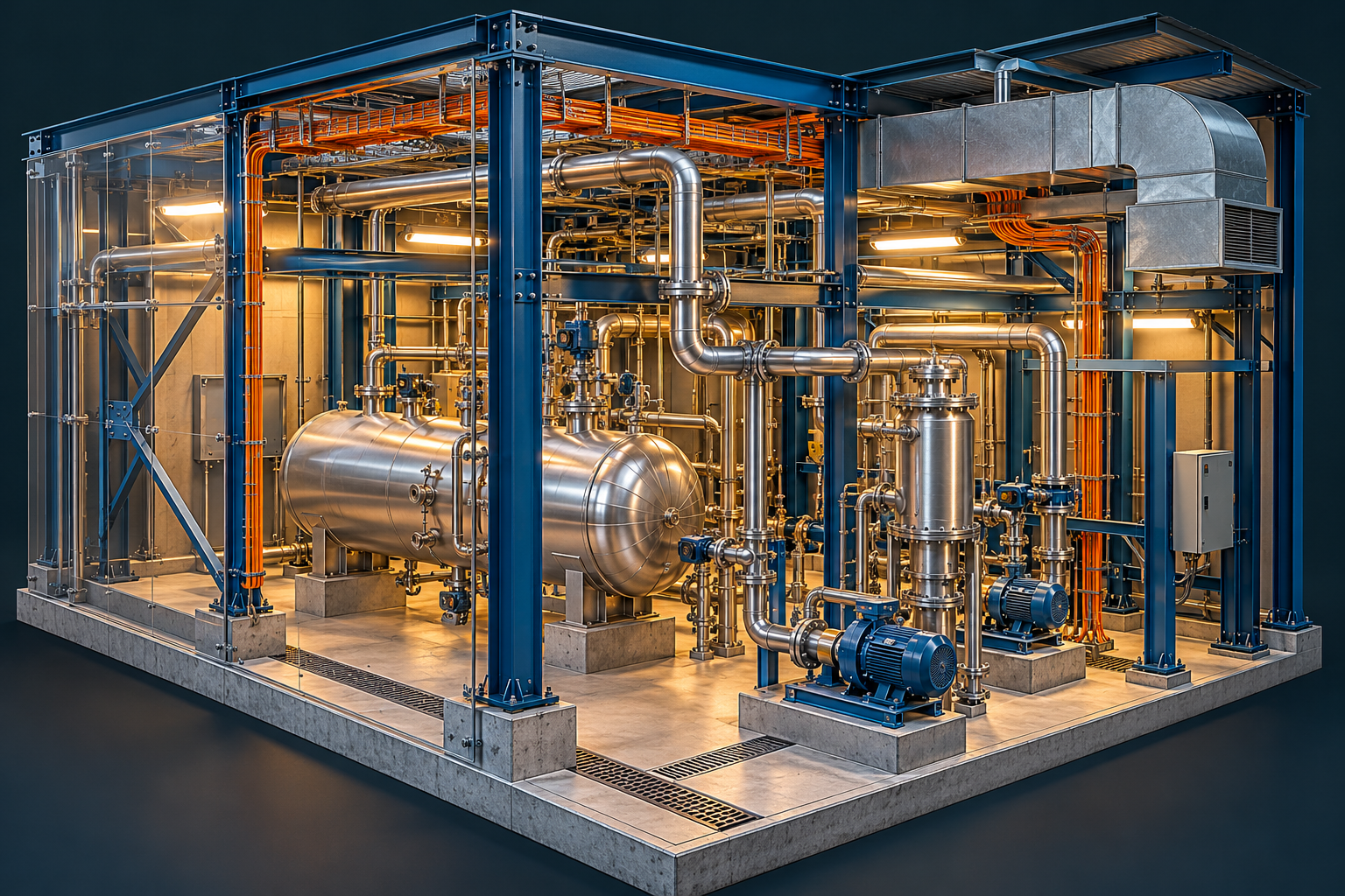 Conceptual engineering illustration: multidisciplinary coordination