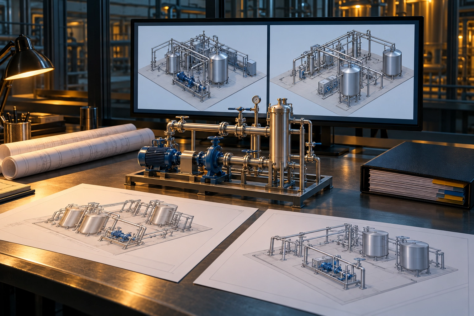 Conceptual engineering illustration: scope approval