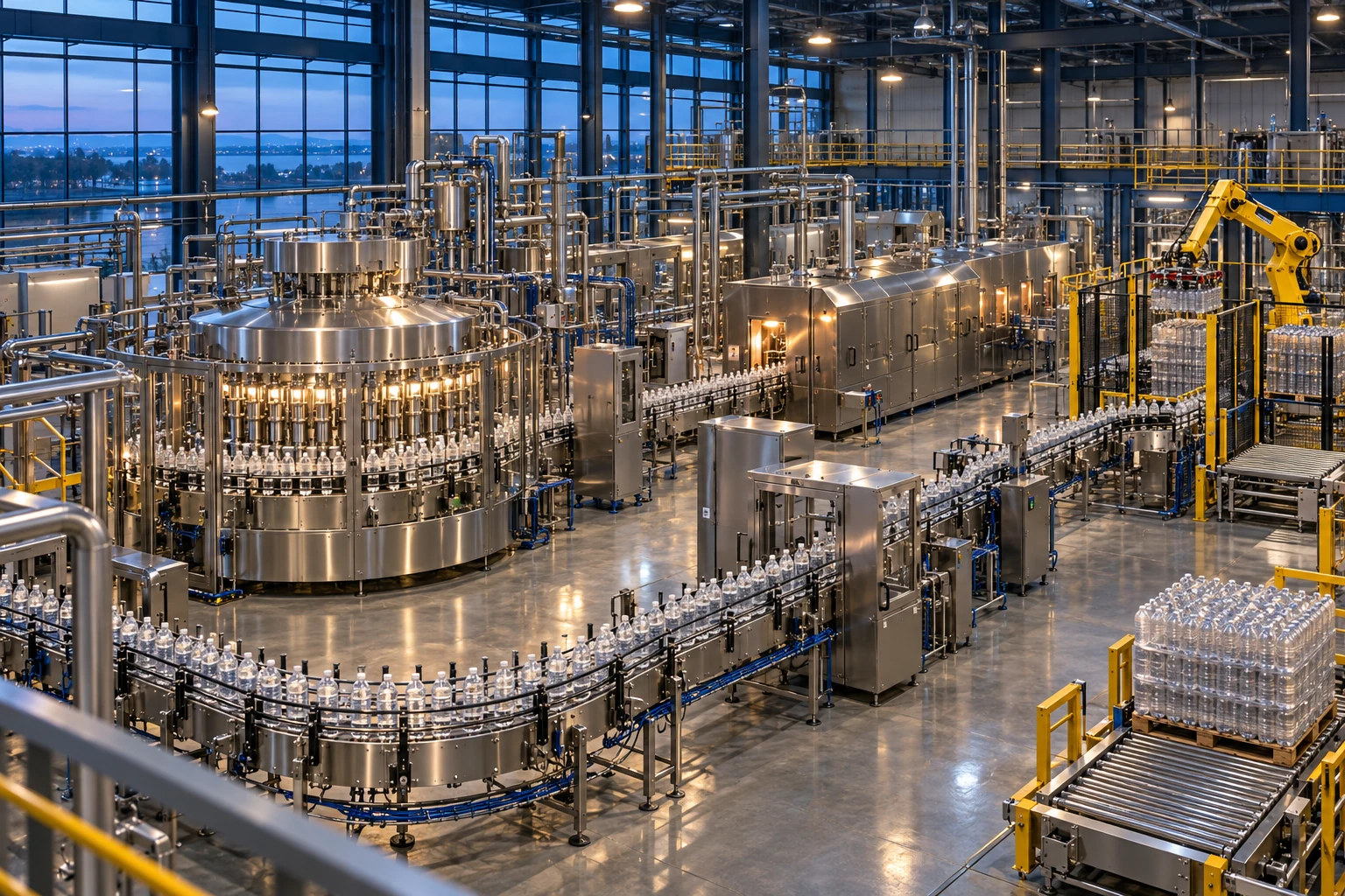 Conceptual engineering illustration: Production and Packaging Modernization · AI generated